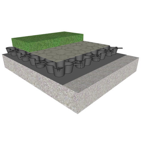 CAD Drawings BIM Models Airfield Systems, LLC Green Roof Drainage for Natural and Synthetic Turf